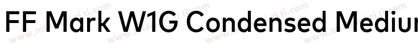 FF Mark W1G Condensed Medium字体转换